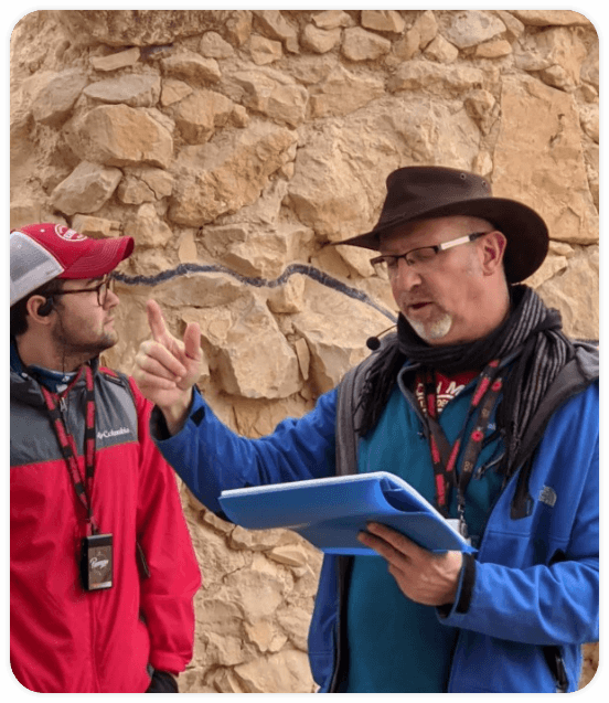 Tour guide in Israel